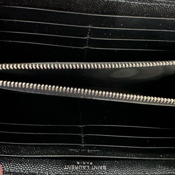YSL Saint Laurent Cassandre Matelasse Zip Around Long Wallet - Picture 12 of 14